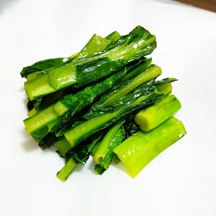 旦那さん絶賛!!小松菜の空芯菜風